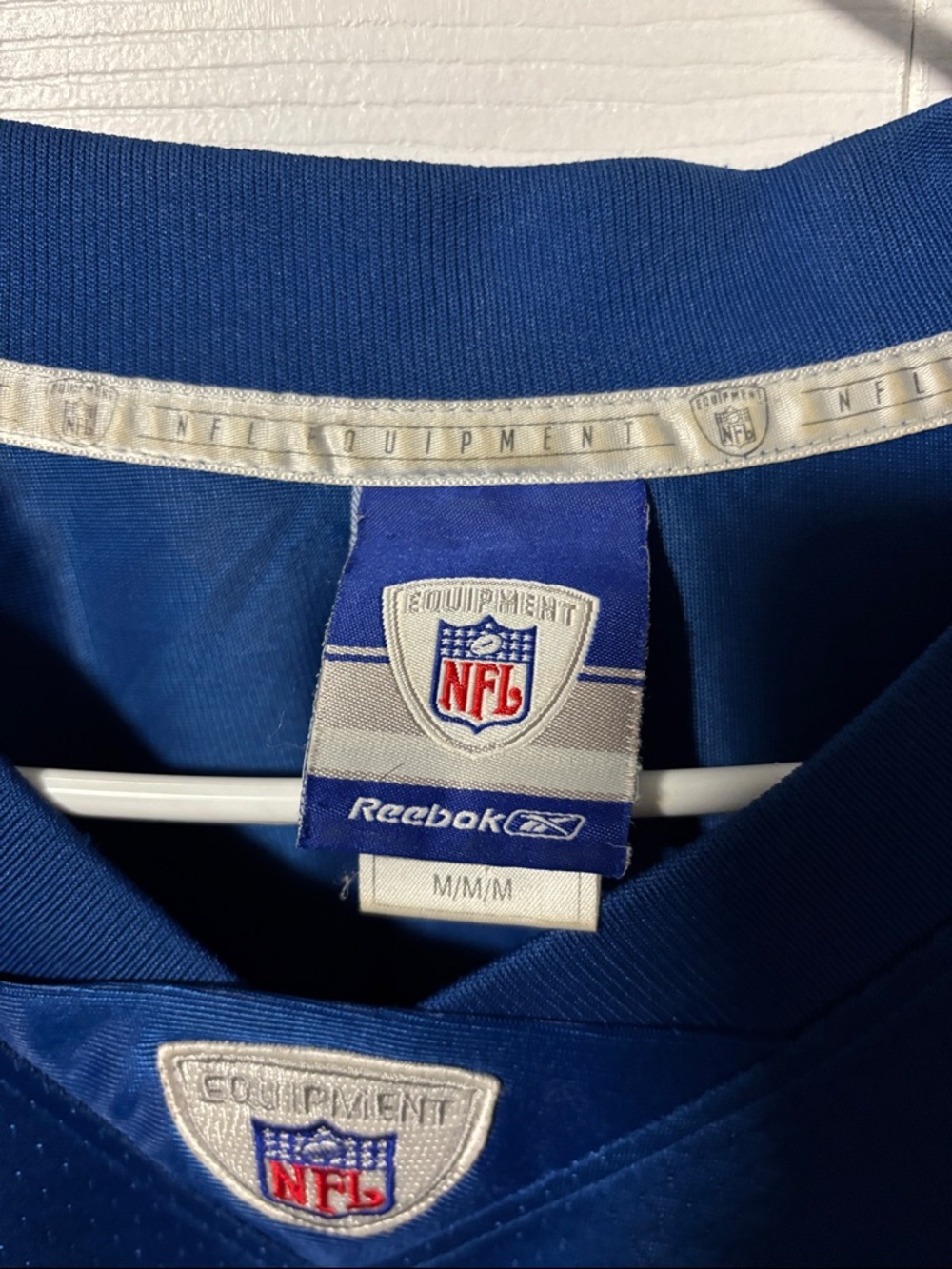 Reebok Royal Blue Colts Football Jersey with White 88 - Picture 2 of 5